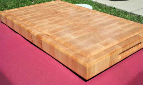Tabla rectangular de Primavera (end grain) - Image 2